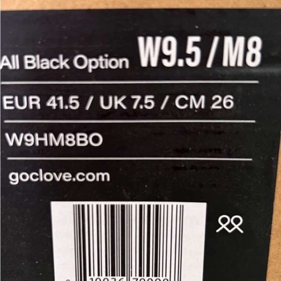 Clove All Black Edition, Women‎ 9.5, Men 8, tried on condition - Picture 13 of 15